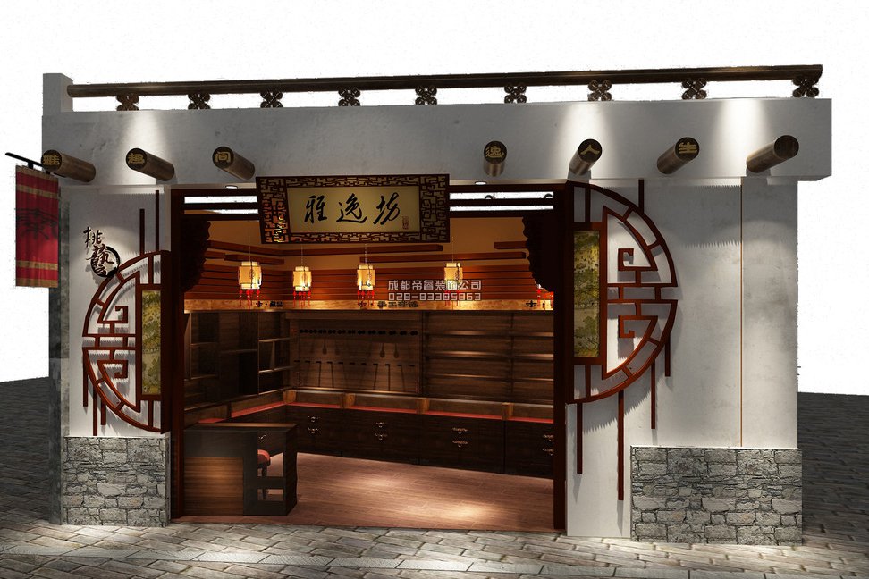 成都古玩店鋪門頭怎樣裝修設(shè)計(jì)才好？