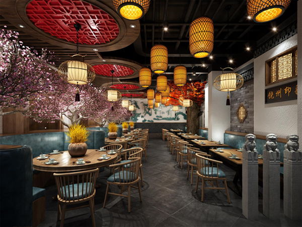 餐飲門(mén)店裝修遇到柱子怎么處理？